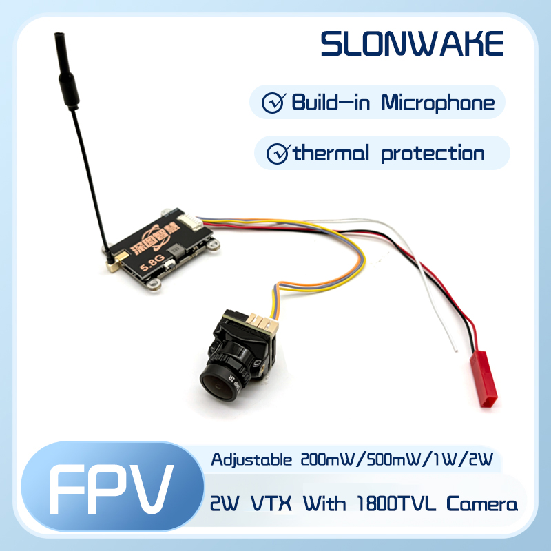 Quadcopter Frame - SLONWAKE 5.8G 56CH 2W transmitter VTX