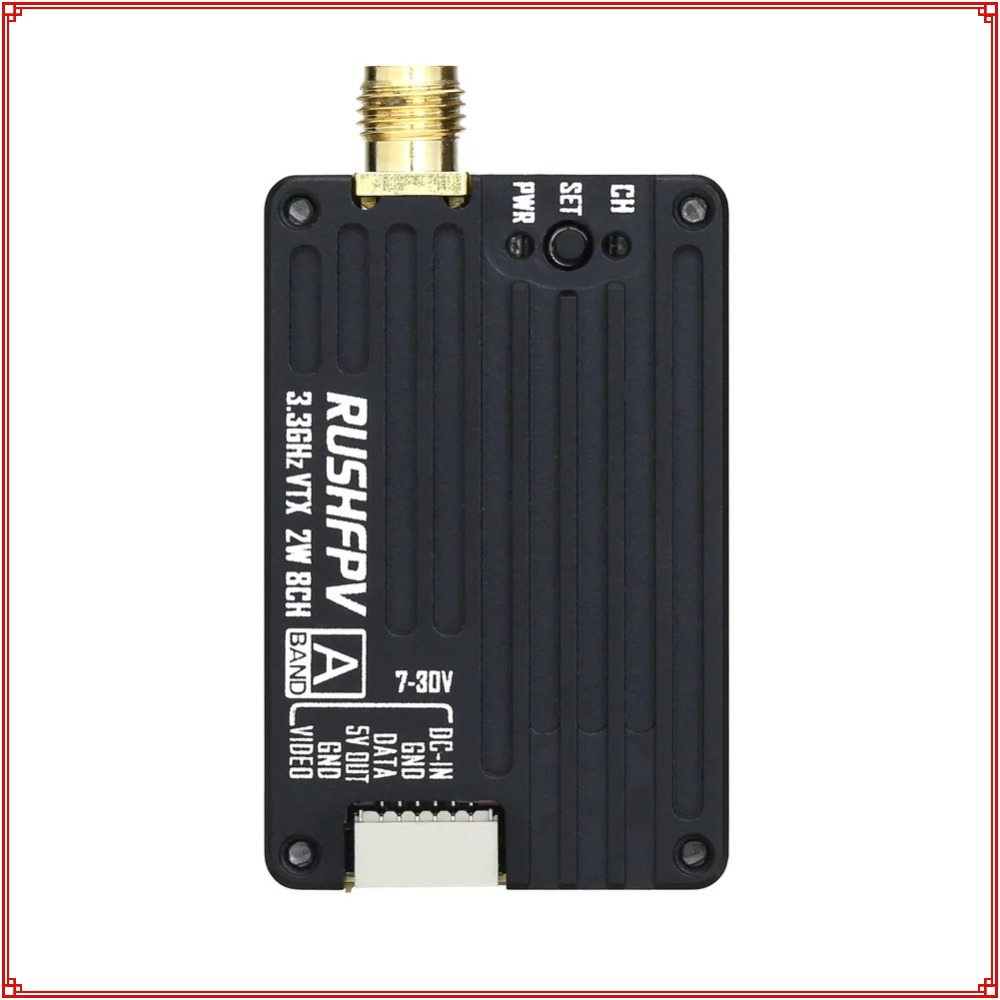 2026 New RUSHFPV 3.3G 2W VTX T - Drone Rc Toy 评论和价格