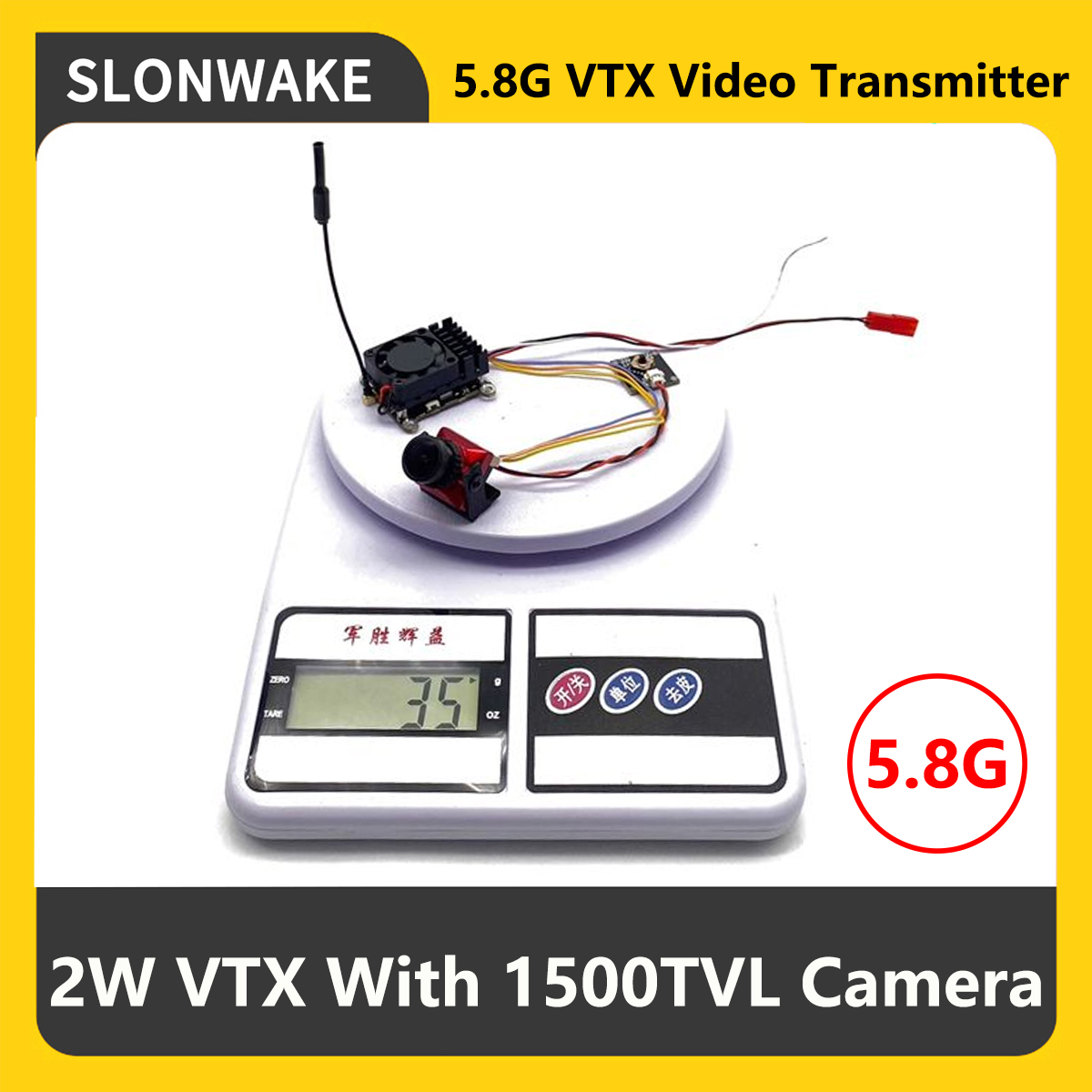 SLONWAKE 5.8G 2000mW FPV VTX T - Drone Rc With Camera 评论和价格