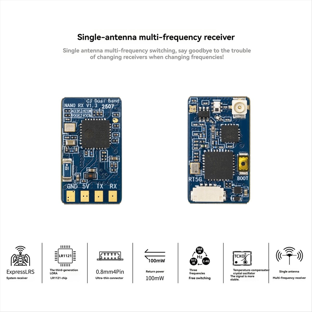 Hot Sale ELRS Dual Band Nano R - Drone Rc Frequency 评论和价格