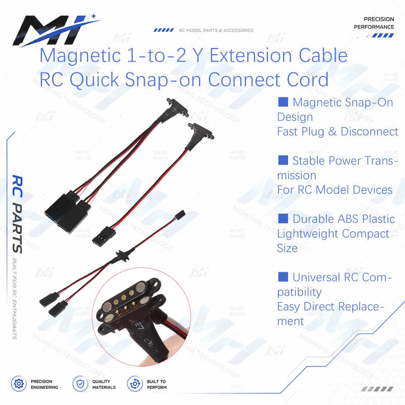 Magnetic 1-to-2 Y Extension Ca - Drone With Rc 评论和价格